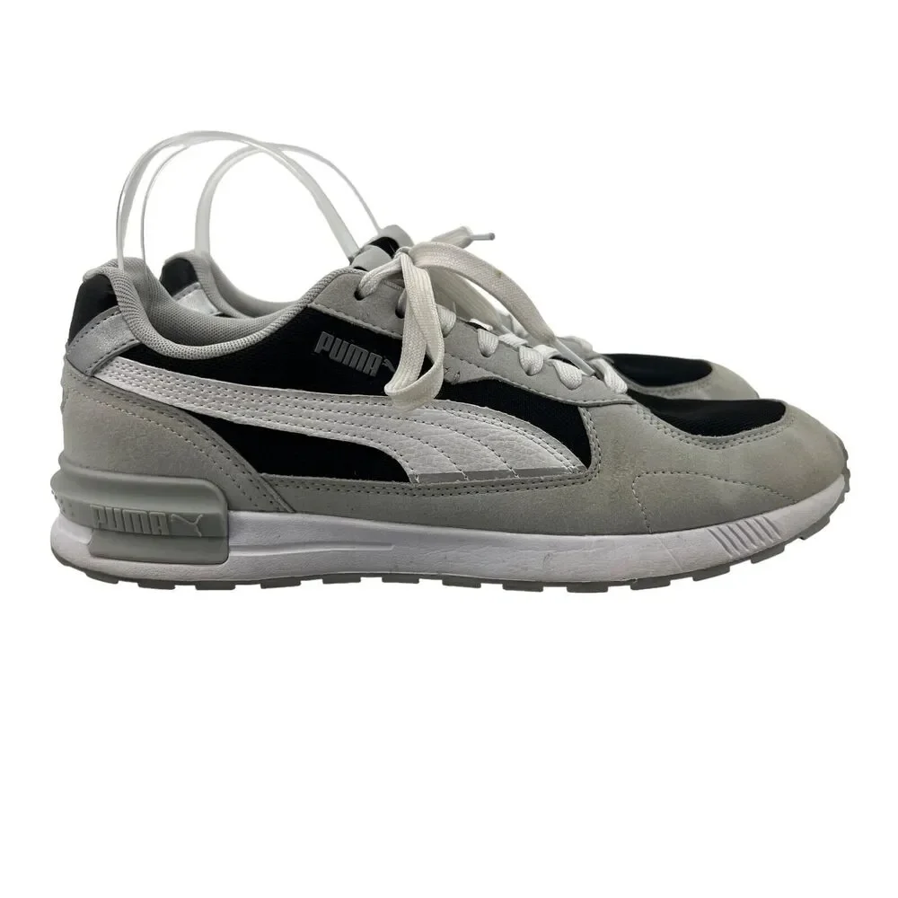 Puma Mens 9 Sneakers Grey Graviton Low Top Athletic Retro Trainer Shoe 380738-14
